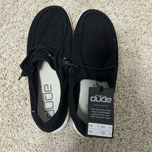 WOMENS BLACK HEY DUDES